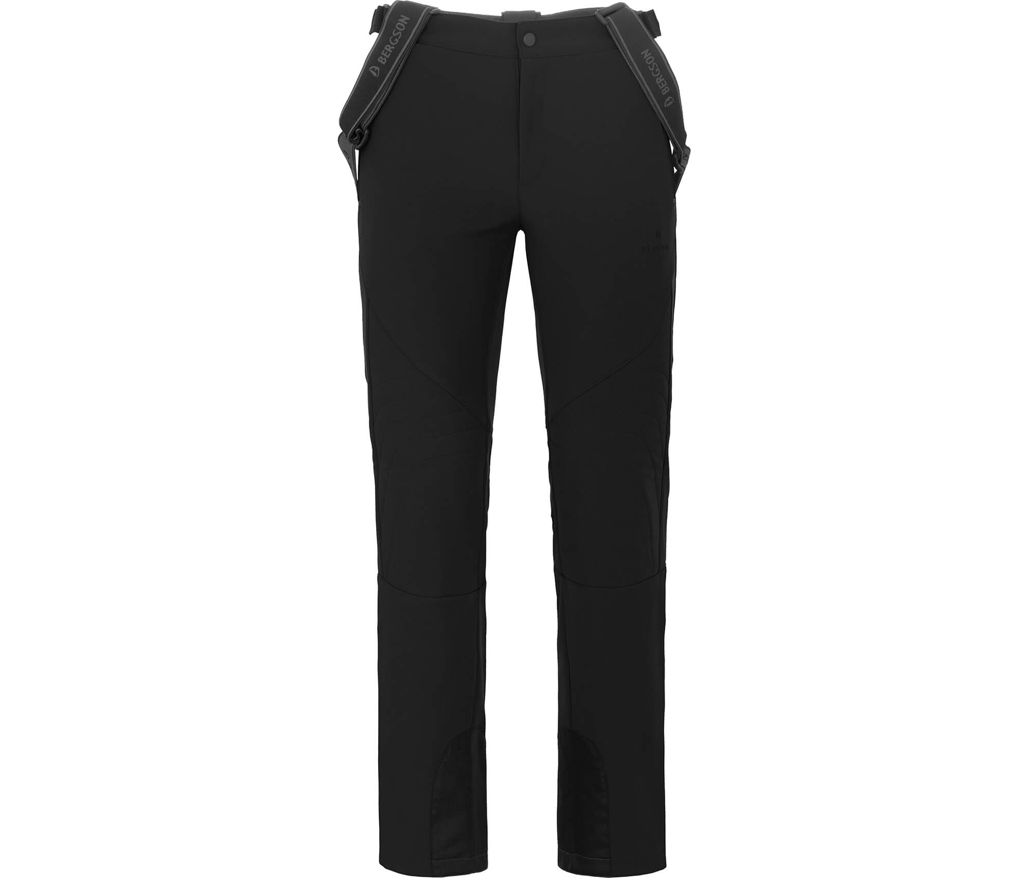 Bergson JUMPER Herren Softshell Skihose, winddicht, elastisch schwarz - Main Image