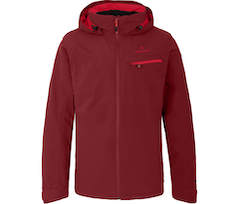 Bergson TALLMOS | Herren Regenjacke,  Wasserdicht 20.000 mm | Winddicht & Atmungsaktiv  - Tomaten rot