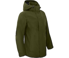 Bergson JUKKA light |� | Herren Regen-Parka,  gef�ttert, wasserdicht, atmungsaktiv - dunkel gr�n