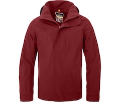 Bergson KAJAANI light | Herren Regenjacke,  gef�ttert, wasserdicht, atmungsaktiv - Tomaten rot