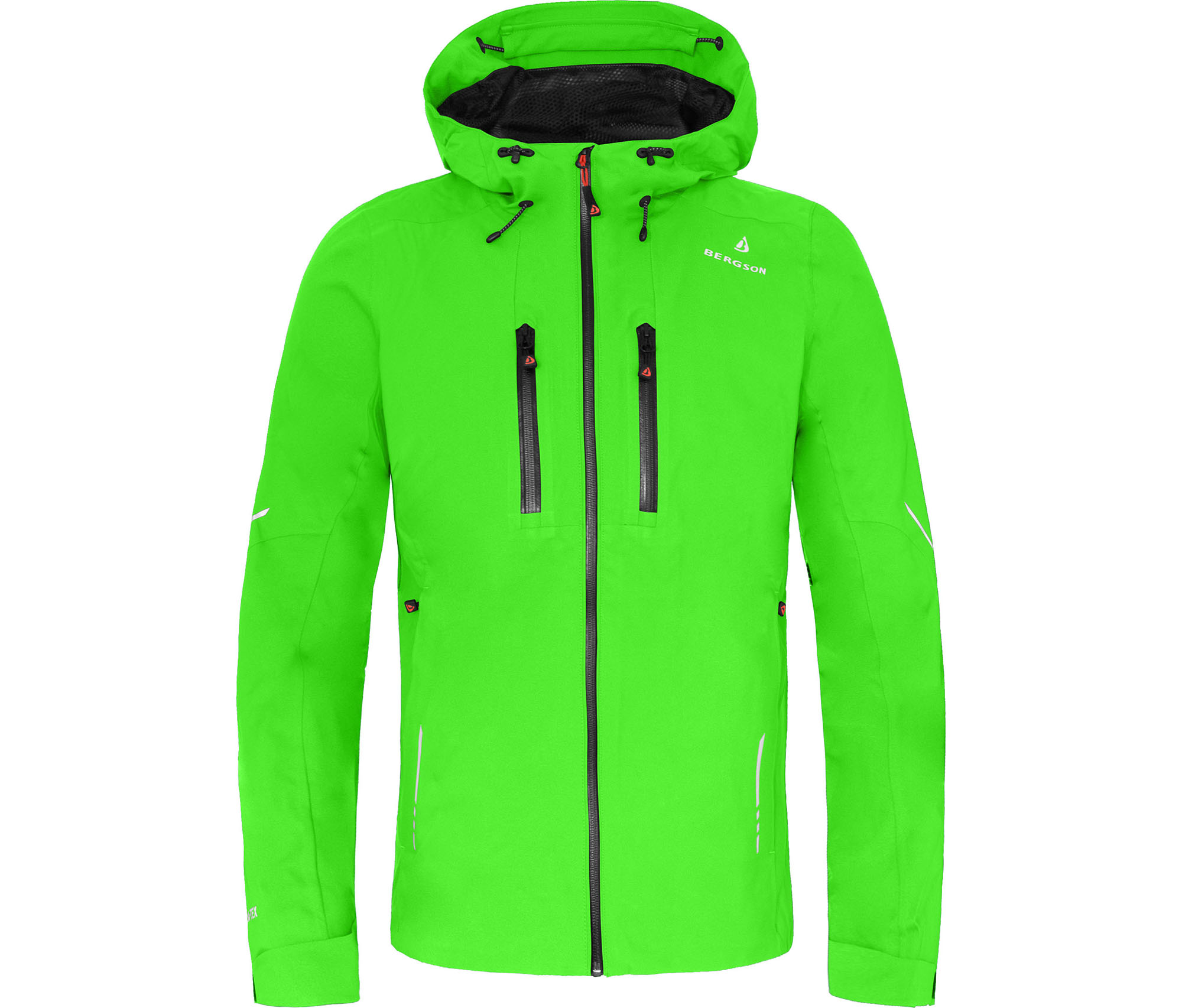 Bergson SKIEN Herren Regenjacke Recycelt Netzfutter 20000 Mm bergson-skien-herren-regenjacke-recycelt-netzfutter-20000-mm