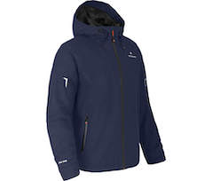 Bergson EGGEN THERMO | Herren Regenjacke,  leicht wattiert, 12000 mm Wassers�ule - peacoat blau