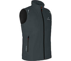 Bergson EGGEN THERMO Weste | Herren Regenweste,  leicht wattiert, 12000 mm Wassers�ule - dunkel grau
