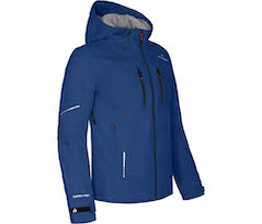 Bergson SKIEN THERMO | Herren Regenjacke,  leicht wattiert, recycelt, 20000 mm Wassers�ule - blau