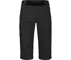 Bergson VARKAUS COMFORT 3/4 | Herren 3/4 Regenhose,  Netzfutter, 12000 mm Wassers�ule - schwarz