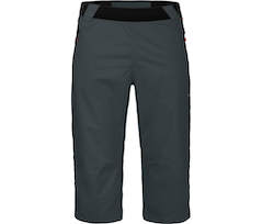 Bergson VARKAUS COMFORT 3/4 | Herren 3/4 Regenhose,  Netzfutter, 12000 mm Wassers�ule - dunkel grau