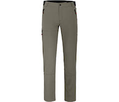 Bergson ARRES� COMFORT \(slim\) | Herren Wanderhose,  leicht, strapazierf�hig - grau/gr�n