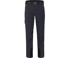 Bergson VILLE COMFORT | Herren Ganzjahres-Softshellhose,  robust, wind-& wasserabweisend - Nacht blau