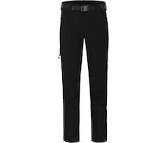 Bergson VILLE COMFORT | Herren Ganzjahres-Softshellhose,  robust, wind-& wasserabweisend - schwarz