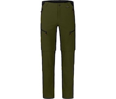 Bergson LEBIKO Zipp-Off | Herren Wanderhose,  robust, elastisch - dunkel gr�n