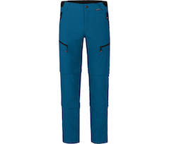 Bergson LEBIKO Doppel Zipp-Off mit T-ZIPP | Herren Wanderhose,  robust elastisch - Saphir blau