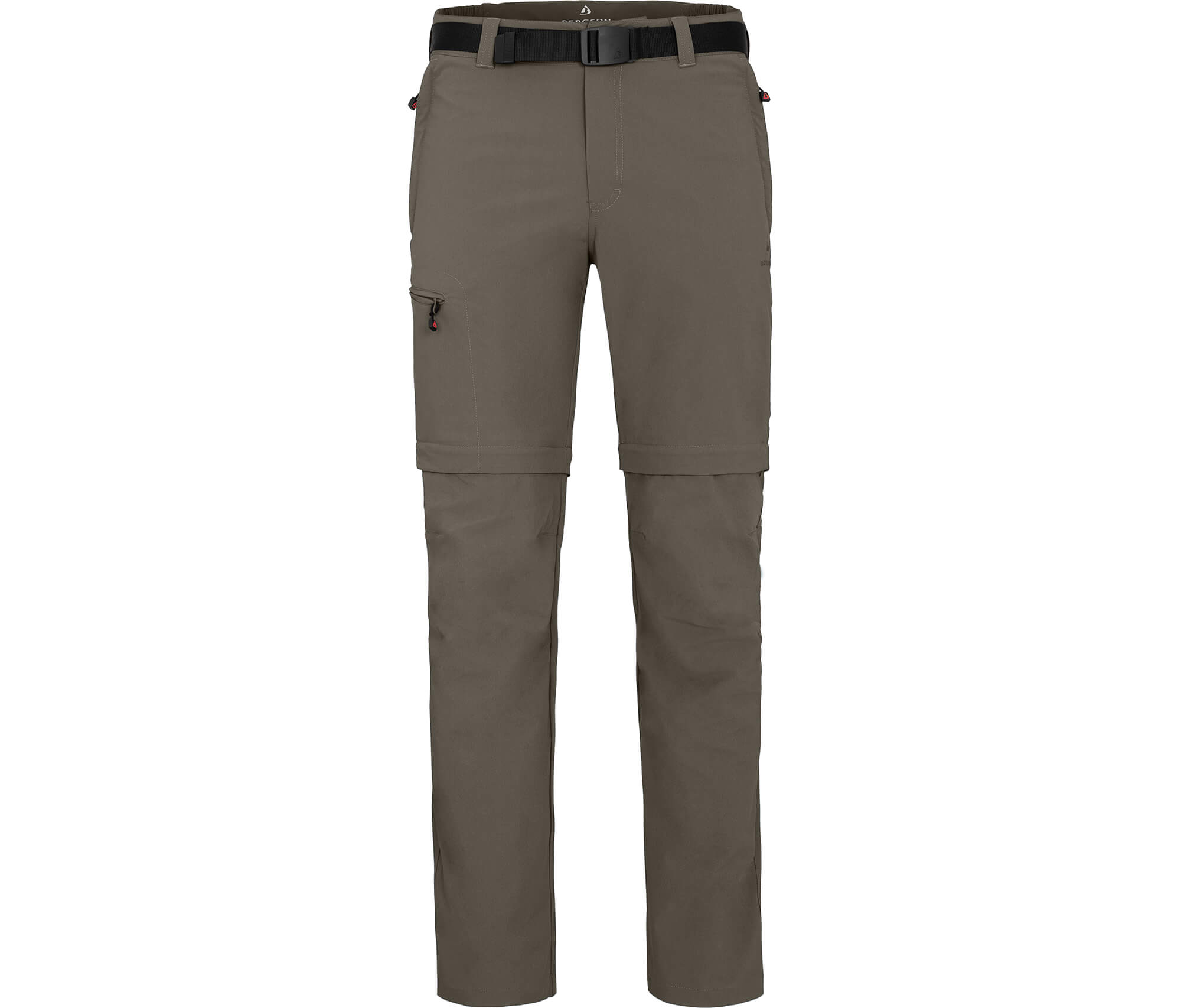 Bergson Wanderhose Braun Bergson Outdoorhose PORI Capri Damen 3/4