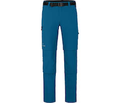 Bergson QUEENSLAND Doppel Zipp-Off mit T-ZIPP | Herren Wanderhose,  vielseitig, pflegeleicht - Saphir blau