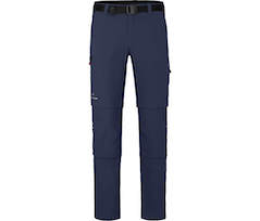 Bergson QUEENSLAND Doppel Zipp-Off mit T-ZIPP | Herren Wanderhose,  vielseitig, pflegeleicht - peacoat blau