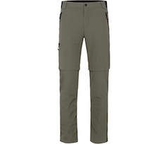Bergson ARRES� COMFORT Zipp-Off | Herren Wanderhose,  leicht, strapazierf�hig - grau/gr�n