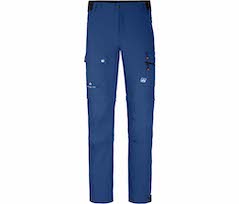 Bergson FROSLEV Bermuda Zipp-Off | Herren Wanderhose,  recycelt, elastisch, 7 Taschen - blau