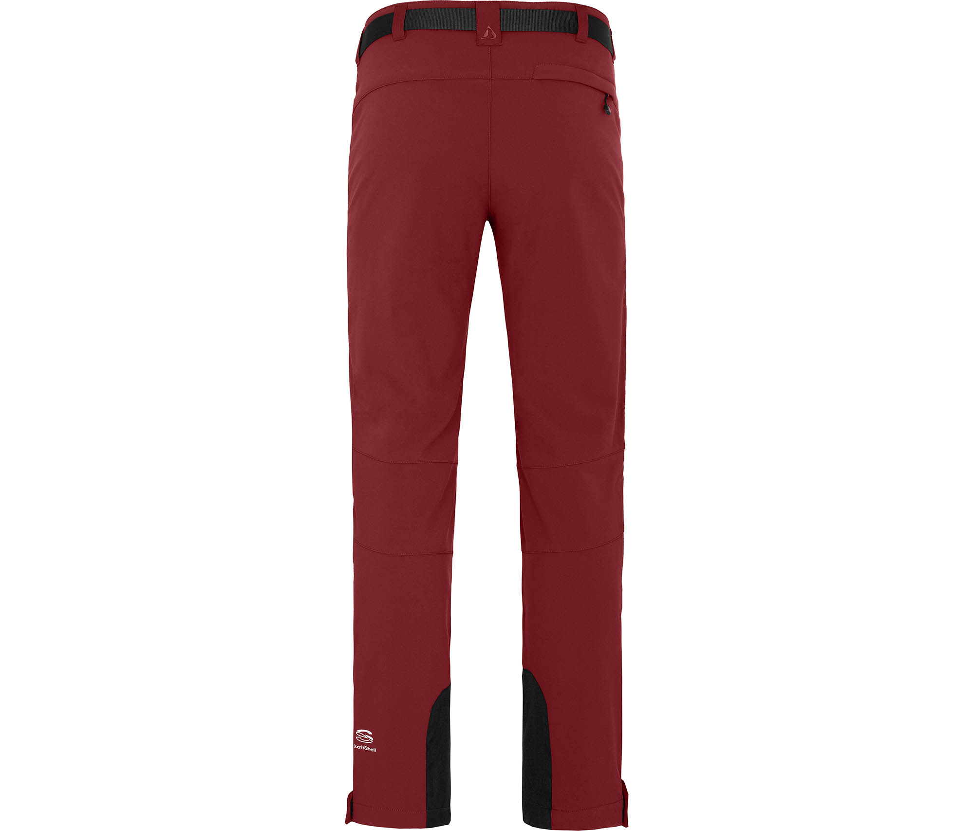 Bergson ONETREE Herren Winter Softshellhose, winddicht, mit warmem  Innenfleece Tomaten rot