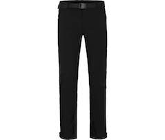 Bergson ONETREE | Herren Winter Softshellhose,  winddicht, mit warmem Innenfleece - schwarz