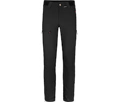 Bergson LARVIK COMFORT \(slim\) | Herren Winter Softshellhose,  mit warmem Innenfleece und voll elastischem Ges��einsatz - schwarz