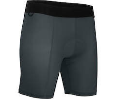 Bergson MIKELI COMFORT | Herren Fahrrad Unterhose \(mit Sitzpolster\),  bielastisch, komfortabel - dunkel grau