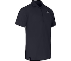 Bergson DIRK | Herren Polo-Shirt,  Rei�verschluss, schnelltrocknend, Pique - Nacht blau