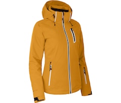 Bergson NICE | Damen Skijacke,  wattiert, 20000 mm Wassers�ule - gold