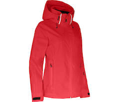 Bergson BEKEN Light | Damen Skijacke & Outdoorjacke,  gef�ttert, voll elastisch, wasserdicht \(20.000 mm\) - salsarot