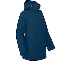 Bergson JOKINE light | Damen Sommer-Parka,  wasserdicht, leichtes Netzfutter, 20000 Wassers�ule - poseidon blau