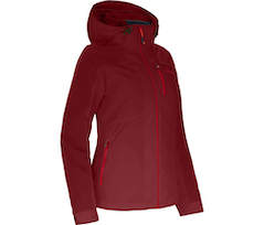 Bergson KURRIKA | Damen Regenjacke,  Netzfutter, 20000 mm Wassers�ule - Tomaten rot