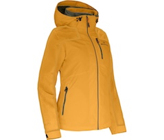 Bergson KURRIKA | Damen Regenjacke,  Netzfutter, 20000 mm Wassers�ule - gold