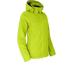 Bergson VALDIVIA | Damen Rad-Regenjacke,  Netzfutter, 12000 mm Wassers�ule - leuchtend gr�n