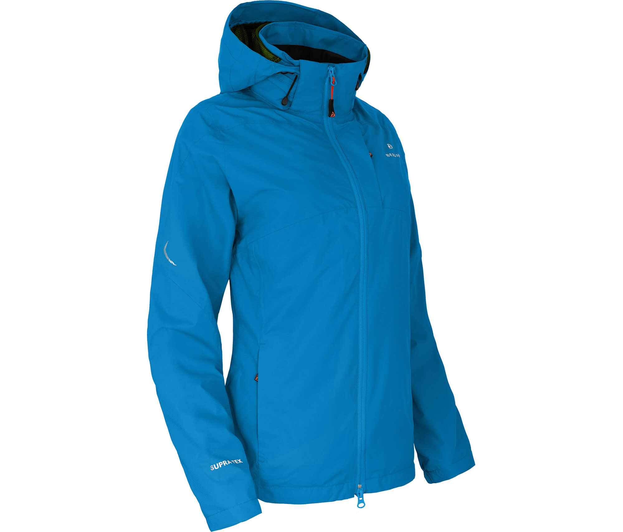 Bergson VALDIVIA Damen Rad-Regenjacke, Netzfutter, 12000 mm