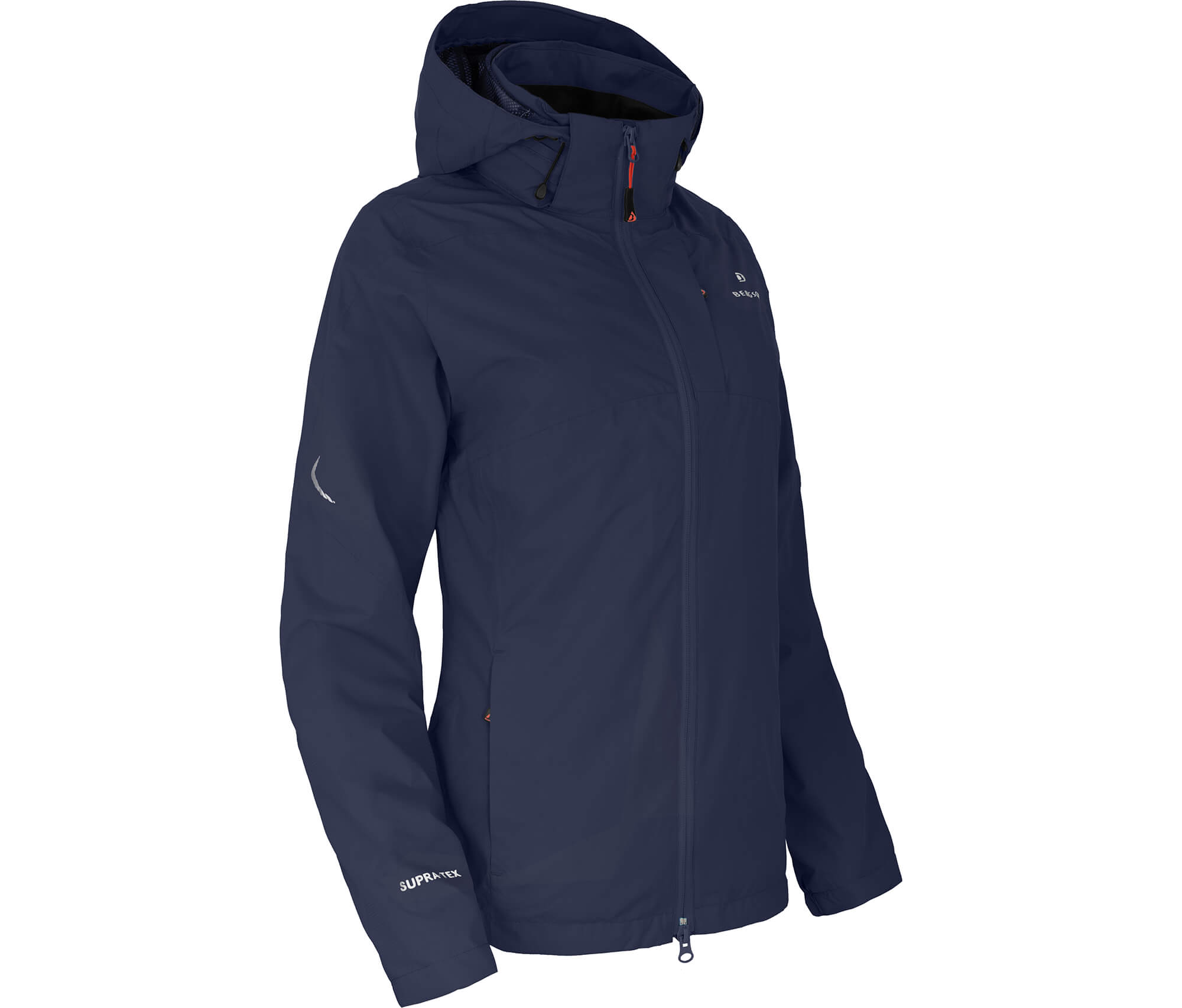 Bergson VALDIVIA Damen Rad-Regenjacke, Netzfutter, 12000 mm