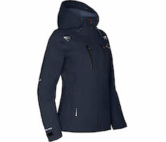 Bergson LEKNES | Damen Regenjacke,  recycelt, Netzfutter, 20000 mm Wassers�ule - navy blau