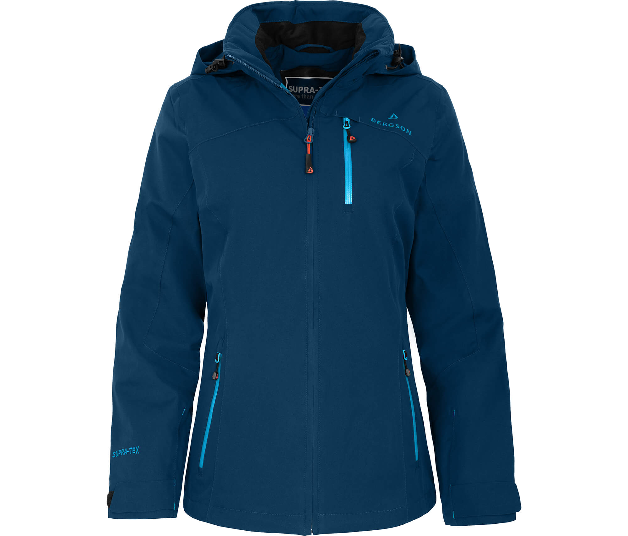 Damen Outdoorbekleidung & Skibekleidung in allen Größen Bergson Damen Funktions Wintermantel KARAMIA graugrün