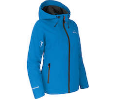 Bergson HELLI THERMO | Damen Regenjacke,  leicht wattiert, 12000 mm Wassers�ule - blau