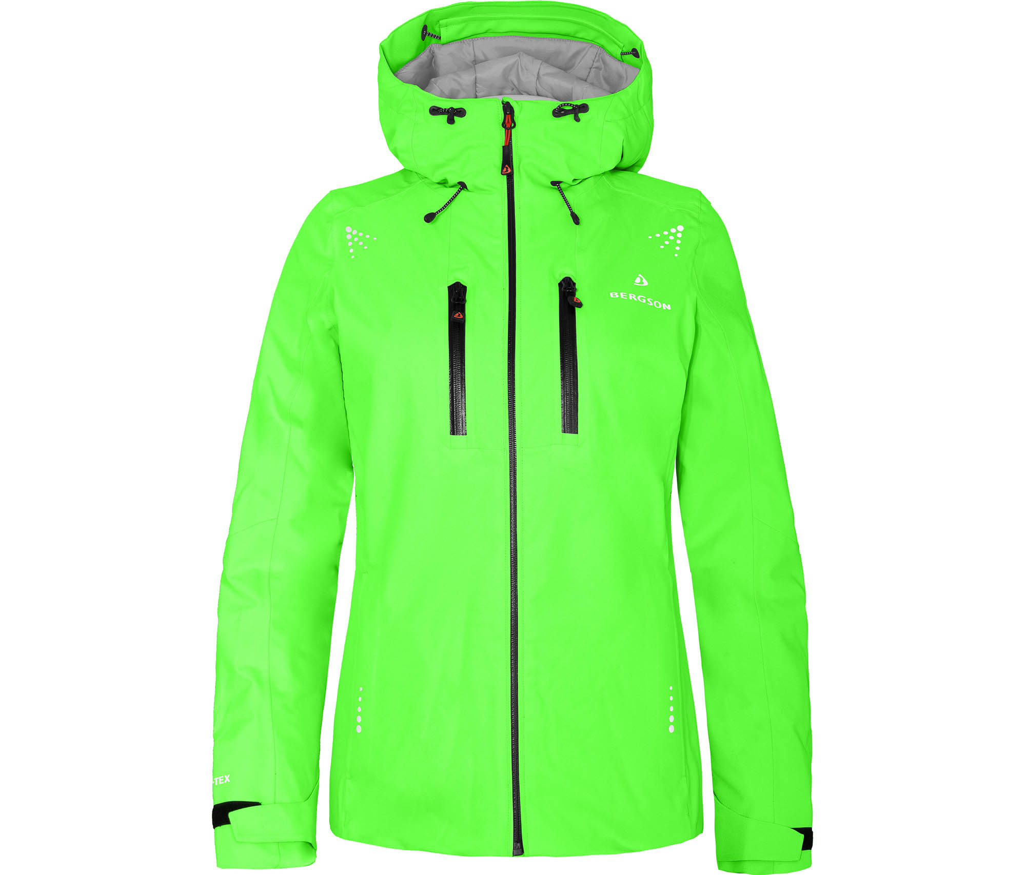 Bergson LEKNES Thermo Damen Regenjacke, leicht wattiert, recycelt, 20000 mm Wassersäule