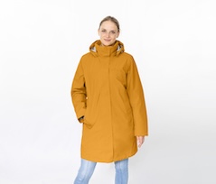 Bergson KITTIL� | Damen Wintermantel,  warm wattiert, 20000 mm Wassers�ule - gold