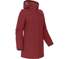 Bergson TORNIO | Damen Wintermantel,  Teddy Futter, warm wattiert, 20000 mm Wassers�ule - Tomaten rot