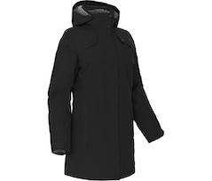 Bergson TORNIO | Damen Wintermantel,  Teddy Futter, warm wattiert, 20000 mm Wassers�ule - schwarz