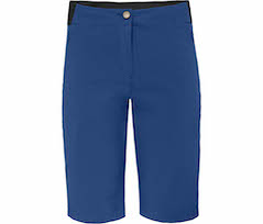 Bergson AALBORG Vario Bermuda | Damen Wandershorts,  recycelt, elastisch, sportlich - blau