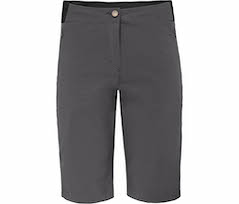 Bergson AALBORG Vario Bermuda | Damen Wandershorts,  recycelt, elastisch, sportlich - grau