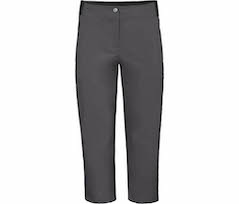 Bergson AALBORG Vario 7/8 | Damen 7/8 Wanderhose,  recycelt, elastisch, sportlich - grau