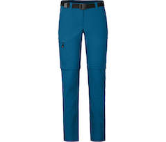 Bergson BENNETT Zipp-Off | Damen Wanderhose,  vielseitig, pflegeleicht - Saphir blau