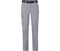 Bergson BENNETT Zipp-Off | Damen Wanderhose,  vielseitig, pflegeleicht - hellgrau
