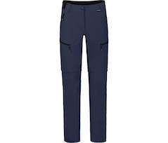 Bergson PORI Zipp-Off | Damen Wanderhose,  robust, elastisch - peacoat blau