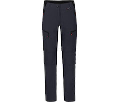 Bergson PORI Doppel Zipp-Off mit T-ZIPP | Damen Wanderhose,  robust elastisch - Nacht blau