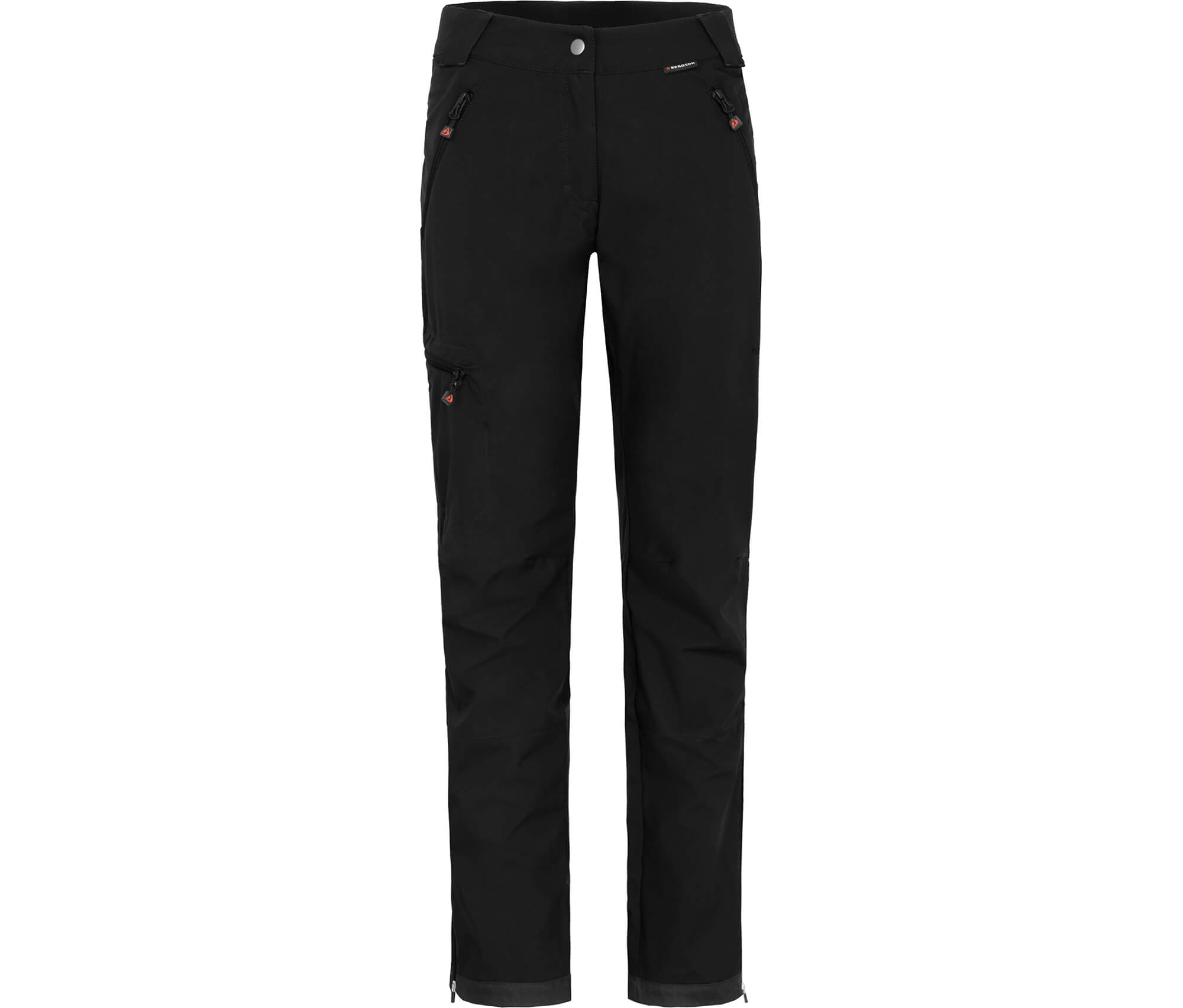 Bergson TESSE COMFORT Damen Softshellhose, winddicht, strapazierfähig  schwarz