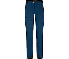 Bergson BRYNE COMFORT | Damen Winter Softshellhose,  mit warmem Innenfleece und voll elastischem Ges��einsatz - poseidon blau