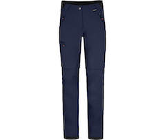 Bergson TESSE Zipp-Off | Damen Softshellhose,  winddicht, strapazierf�hig - peacoat blau